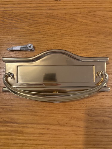 Vintage brass letterbox art - vintage,