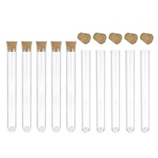 50Pcs PS Plastic Test Tubes