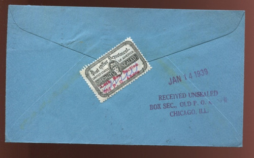 Perf post office seal - perf, 12