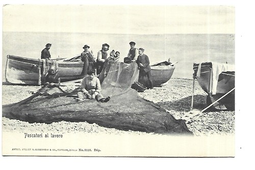 Italy fishermen working - fishermen,