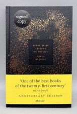 SIGNED - Seven Brief Lessons on Physics By Carlo Rovelli New 1st Edition HB