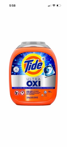 Tide pods with ultra - ultra, oxi