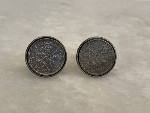Sixpence cufflinks men - sixpence,