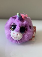 TY Teeny Tys - Rosette Unicorn - mini beanie Boo - Excellent 