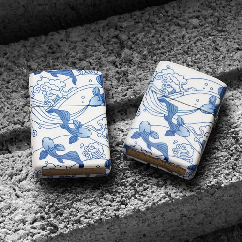 Genuine zippo lighter blue - genuine,