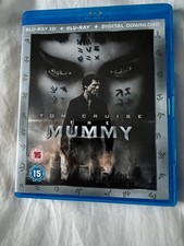 THE MUMMY. BLU-RAY 3D + BLU-RAY dvd movie with Tom Cruise.