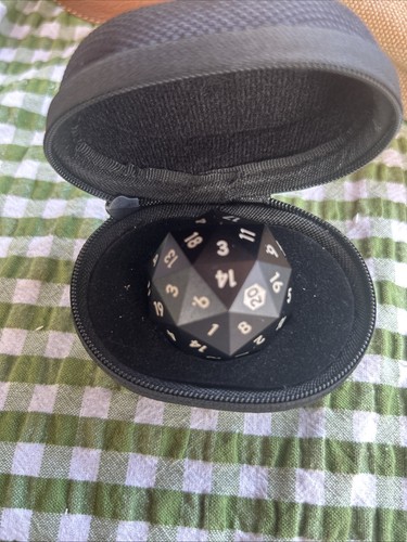 Sided d20 dice metal zip - metal,