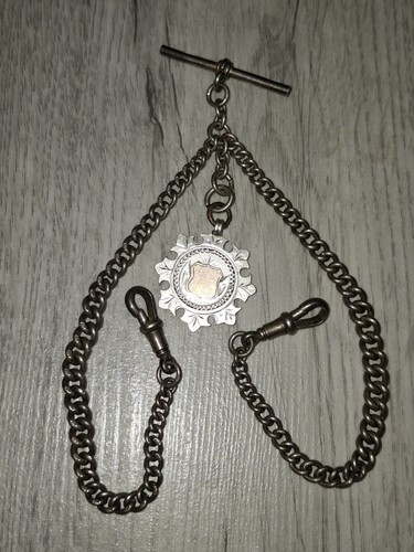 Antique sterling silver albert - sterling,