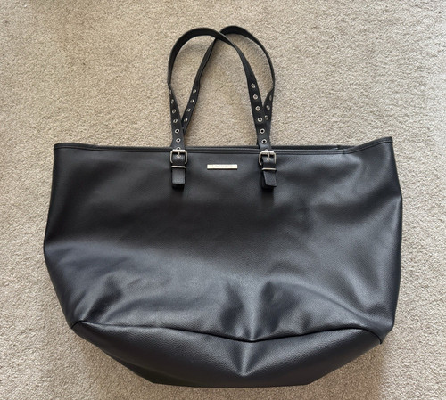 Lacoste black faux - black, leather
