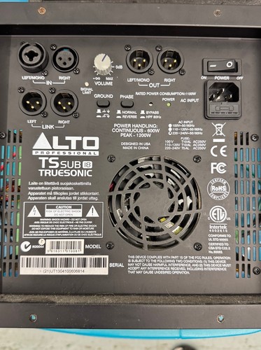 Alto sub spare - alto, ts
