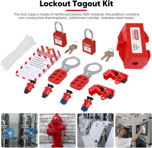 Lock off kit for electricians - off,