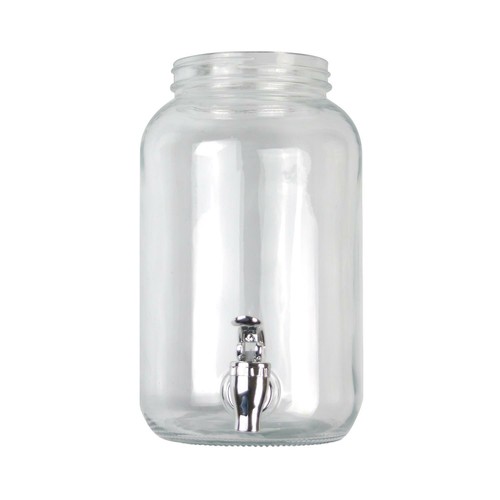 Glass drink dispenser tap - glass,