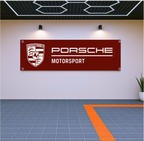 Porsche motorsport decors - porsche, flag