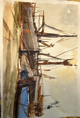 Thames barges steve hall - barges”,