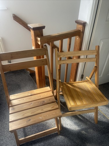 Wooden fold chairs collect - 2,