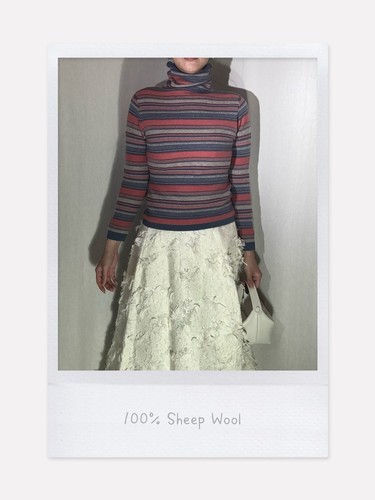 100 sheep wool striped - wool,