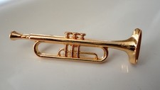 Pre owned trumpet pin - pin, badge