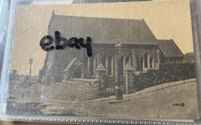 MERTHYR DOWLAIS VINTAGE POSTCARD UNUSED OF DOWLAIS PARISH CHURCH HOUSING ETC WAF