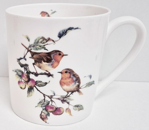 Robin birds scene - mug, pint