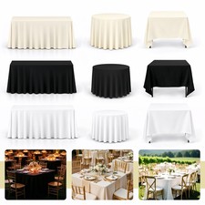 Tablecloth Polyester Round