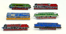6 Locomotive Train Enamel Pin