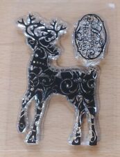 Christmas Reindeer Clear Stamp