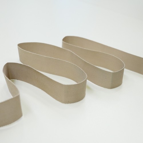 Sand colour petersham ribbon - colour,