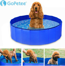 2022 Pet Portable Bath Dog Swimming Pool Foldable Paddling Pool Puppy Bathtub UK