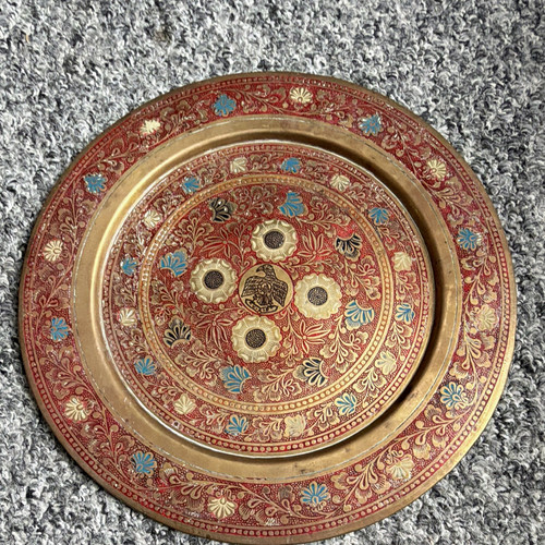 Art nouveau decorative brass - art,