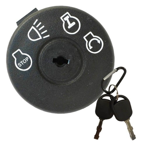 Ignition key switch with - with, 2