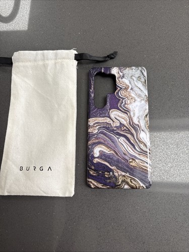 Purple and gold marble - purple,