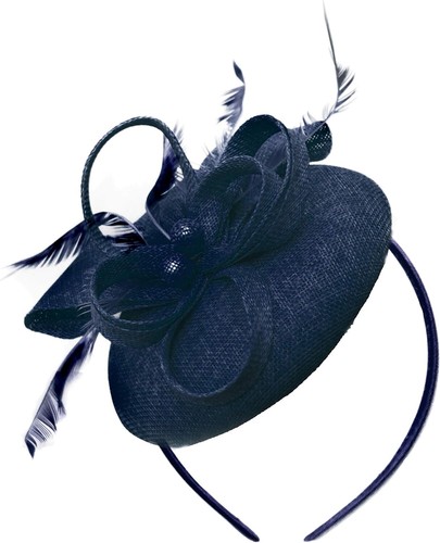 Round pillbox fascinator - round,