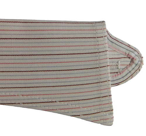 Pink red striped shirt - , collar