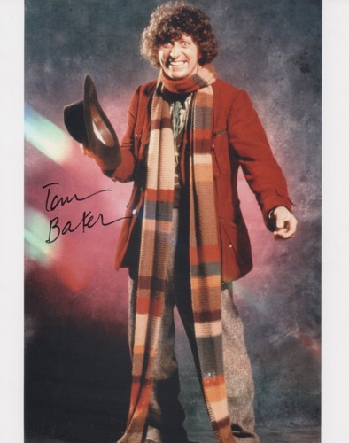 Tom baker signed person - signed, in