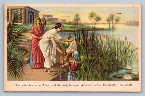 Postcard old testament - old,