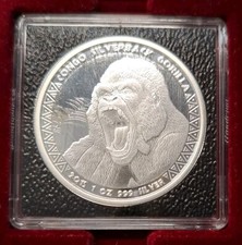1 oz Silver Ag - Congo Congo -