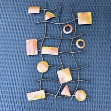 Garden Metal Wall Art - The Red Gecko  20 x 14”