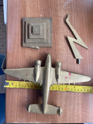 Ww2 brass model aircraft - ww2,