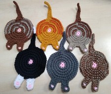 Cat Bum / Butt Coasters -