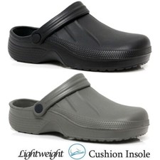 Mens Clogs Mules Slipper Nursing Garden Beach Sandals Hospital Rubber Pool Shoes