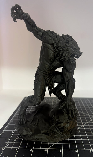 Printed werewolf statue - printed,