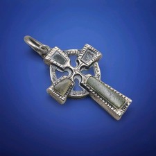 Antique Sterling Silver Celtic Cross Pendant by Joseph Cook & Son 1904