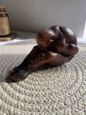 Vintage Antique Wooden Weeping