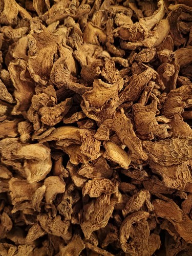 Organic ginger root slices - organic,