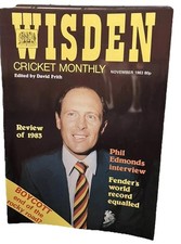 wisden cricket monthly November 1983 Geoffrey Boycott volume Five Number Six