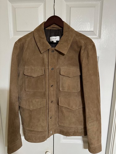 Reiss ballina suede pocket - suede,