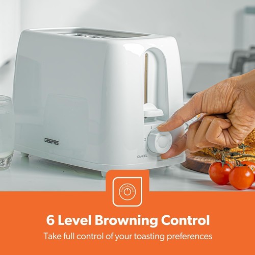 Geepas slice bread toaster 6 - 2,