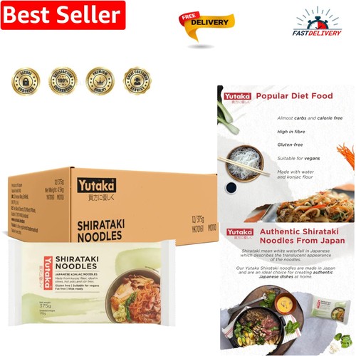 White shirataki noodles - white,