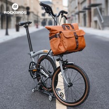 ROCKBROS Bicycle Handlebar Bag Backpack for Brompton Folding Bike With Bracket