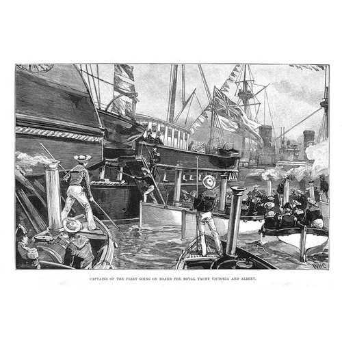 Spithead naval review fleet - naval,
